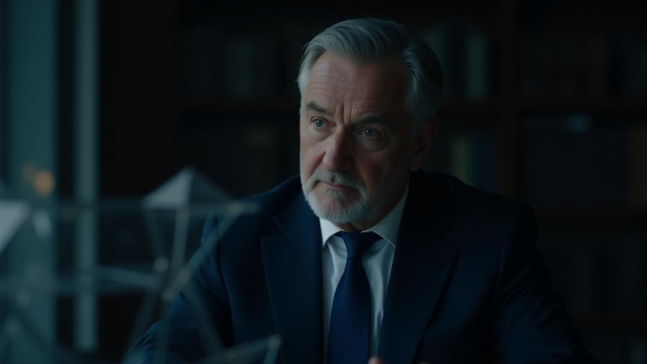 Executive in deep thought reflecting a breakthrough in leadership strategy